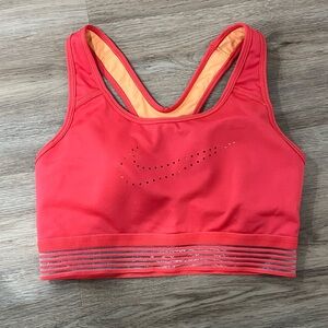 Nike Women's Vibrant Red Sports Bra